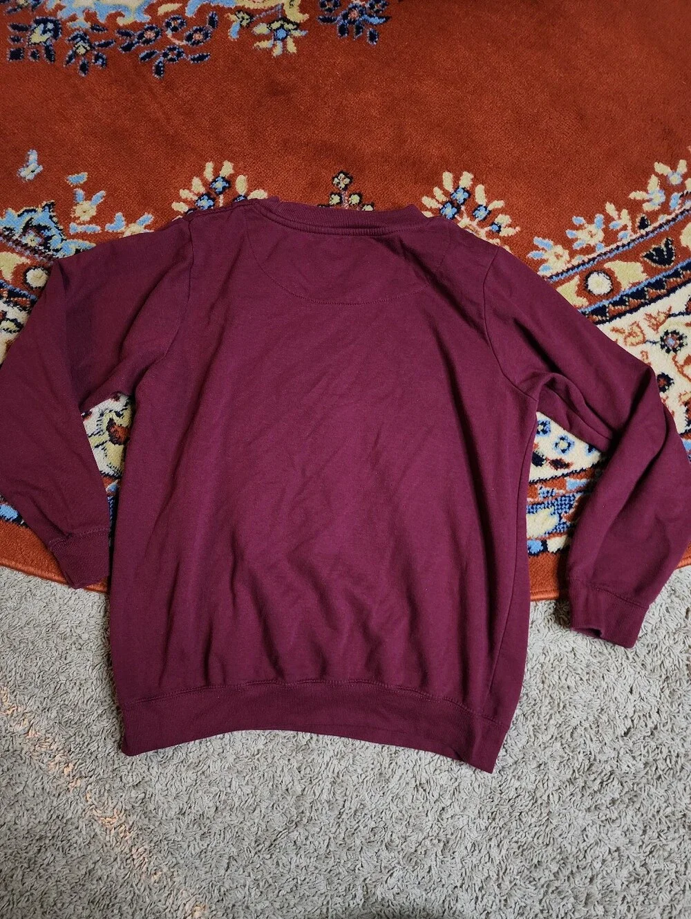 Sublime Maroon Graphic Crewneck Sweatshirt